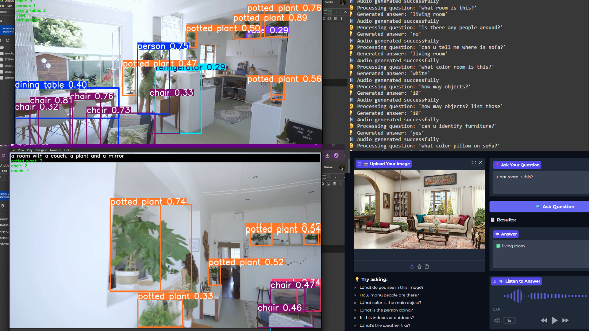 Vision-Language Scene Understanding (BLIP)